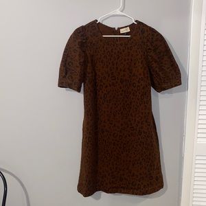 Cheetah print dress
